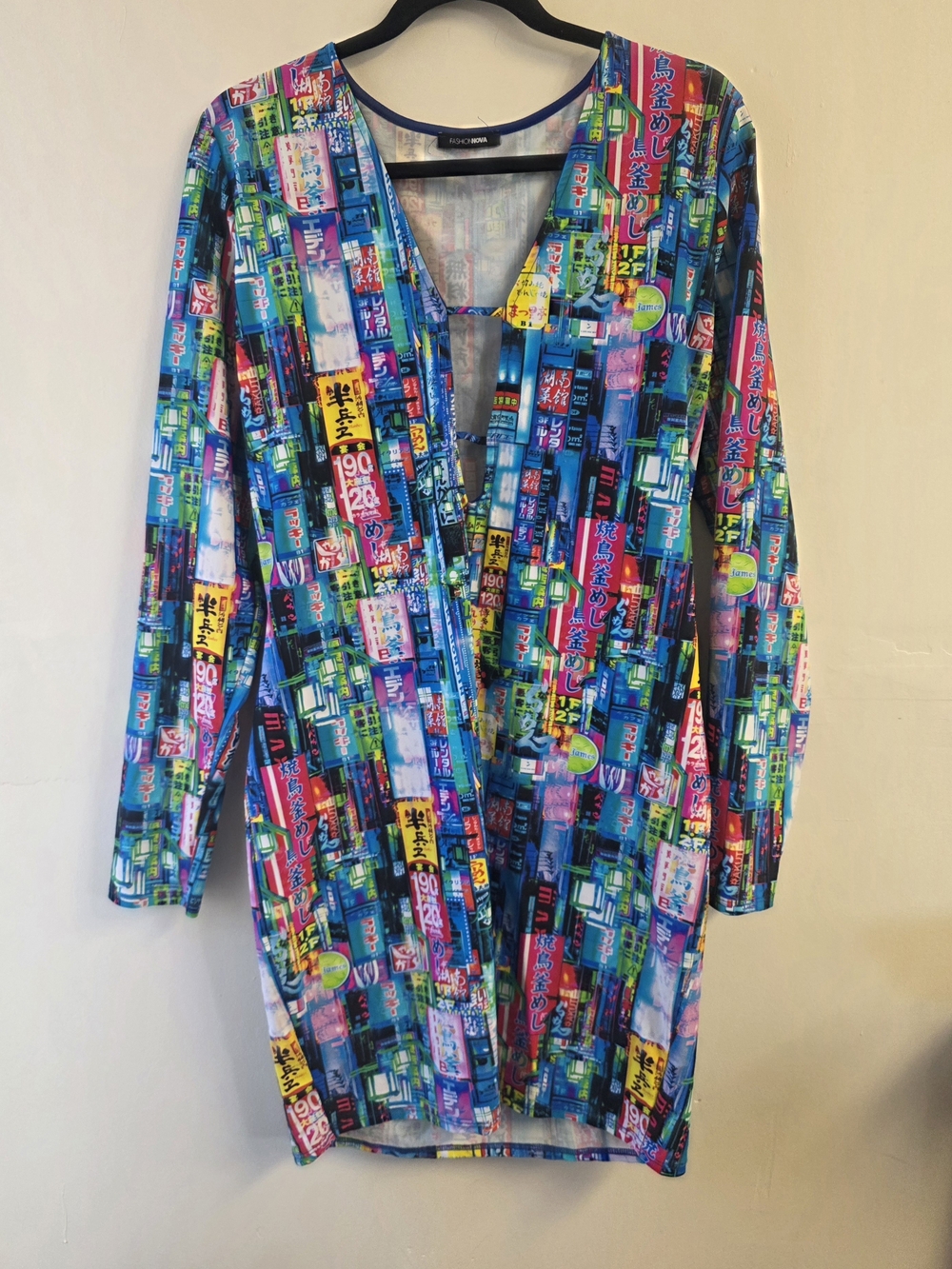 Colorful Geometric Mini Dress